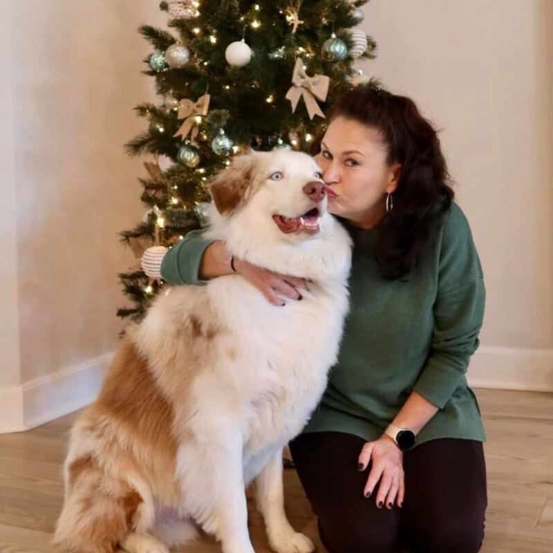 Jackie & Maverick — Canines Who Care therapy dog team