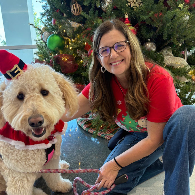 Marie & Gracie Lou — Canines Who Care therapy dog team