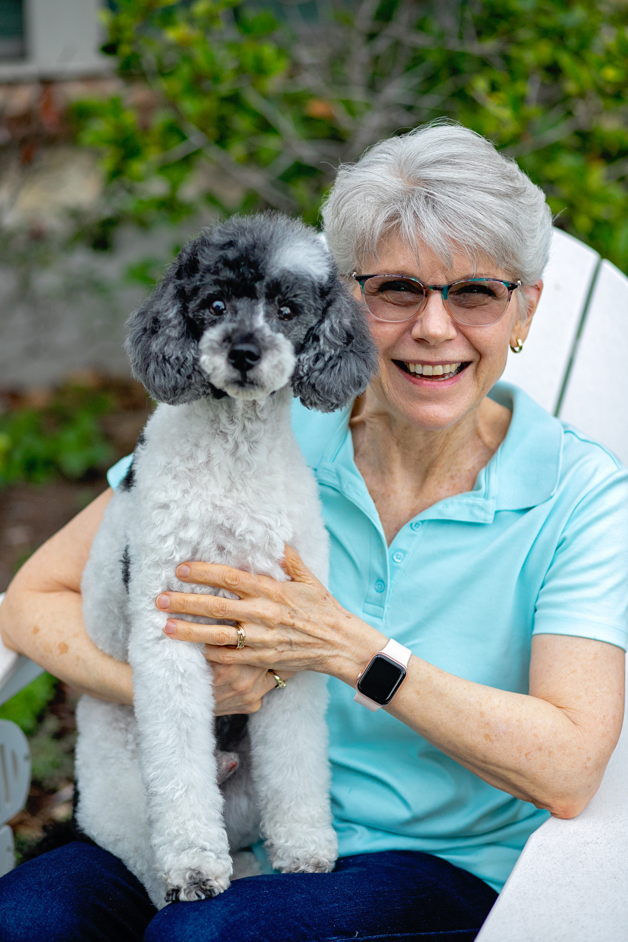 Lucienne & Nelson — Canines Who Care therapy dog team