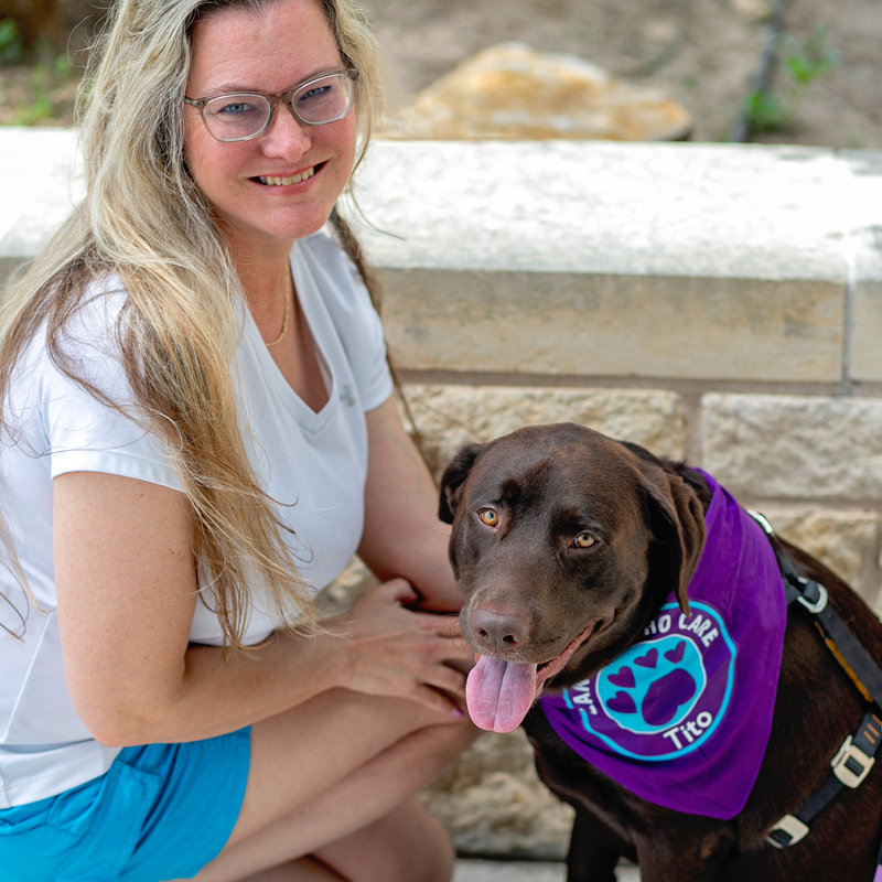 Jaime & Tito — Canines Who Care therapy dog team