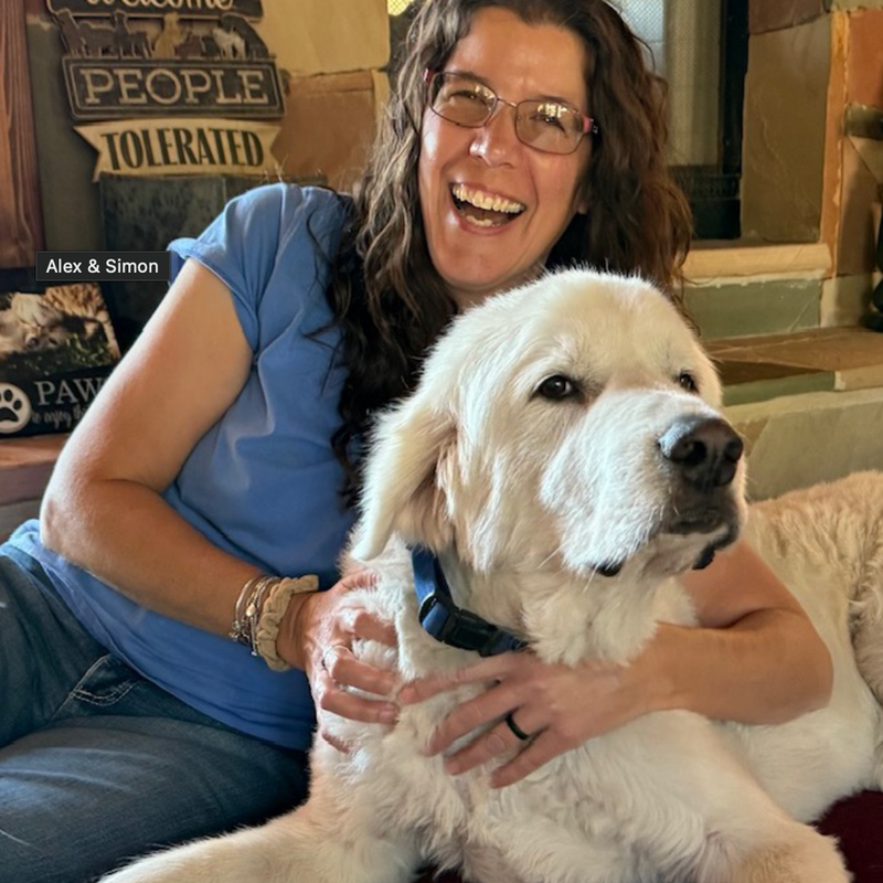 Wilbur — Canines Who Care therapy dog team
