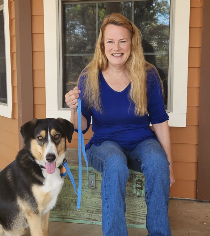 Debbie & Callie — Canines Who Care therapy dog team